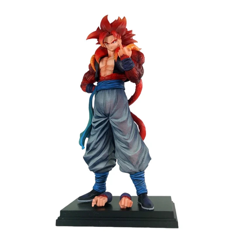 In Stock 30cm JT Dragon Ball Ssj4 Gogeta Figure Super Saiyan 4 Gogeta Anime Figure Collection Pvc Model Statue Toys Gifts