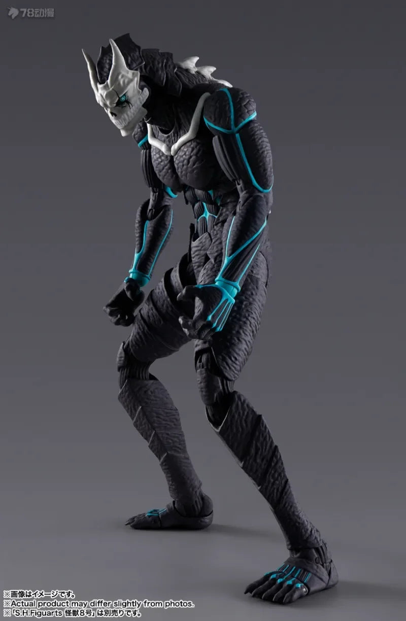 Bandai Genuine SHF KAIJU No.8 Mina Ashiro Anime Action Figure Collectible Joints Movable Finished Model Toys Ornaments Gift Kids