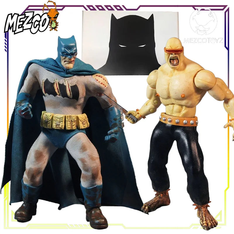 Mezco Toyz Original 1/12 Sammlerbewegliche Batman The Dark Knight Returns Batman Vs. Mutant Leader Actionfiguren Spielzeug Geschenke