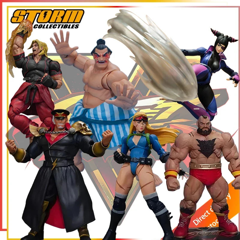 STORM TOYS Original Street Fighter 5 Series Street Fighter Alpha STORM ARENA Action Joint Mobility Figure Model Toys Gifts