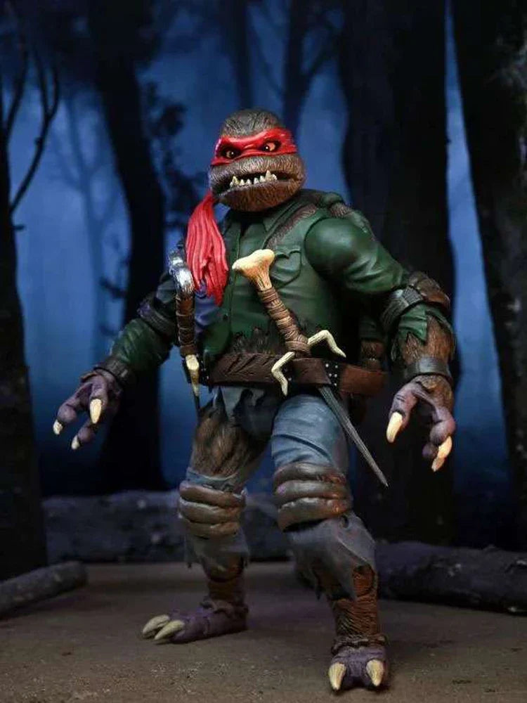 NECA Universal Monsters x Teenage Mutant Ninja Turtles Ultimate Raphael as the Wolf Man 7” Scale Action Figure
