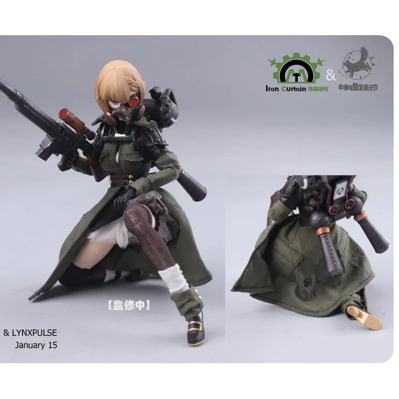 HASUKI Original Pocket Art PA 001 Emilia 1/12 Anime Action Figures Toys for Boys Christmas Gift Collectible Model Ornaments