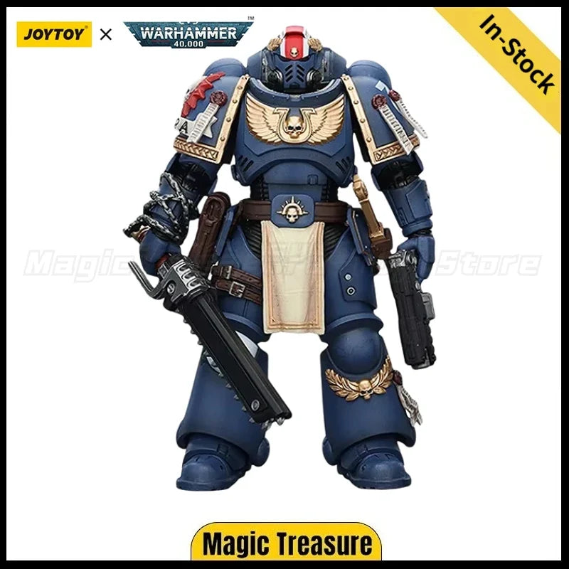 【In stock】JOYTOY Warhammer 40K Ultramarines Titus with Laurels of Victory 1/18 Action Figure Model Toy