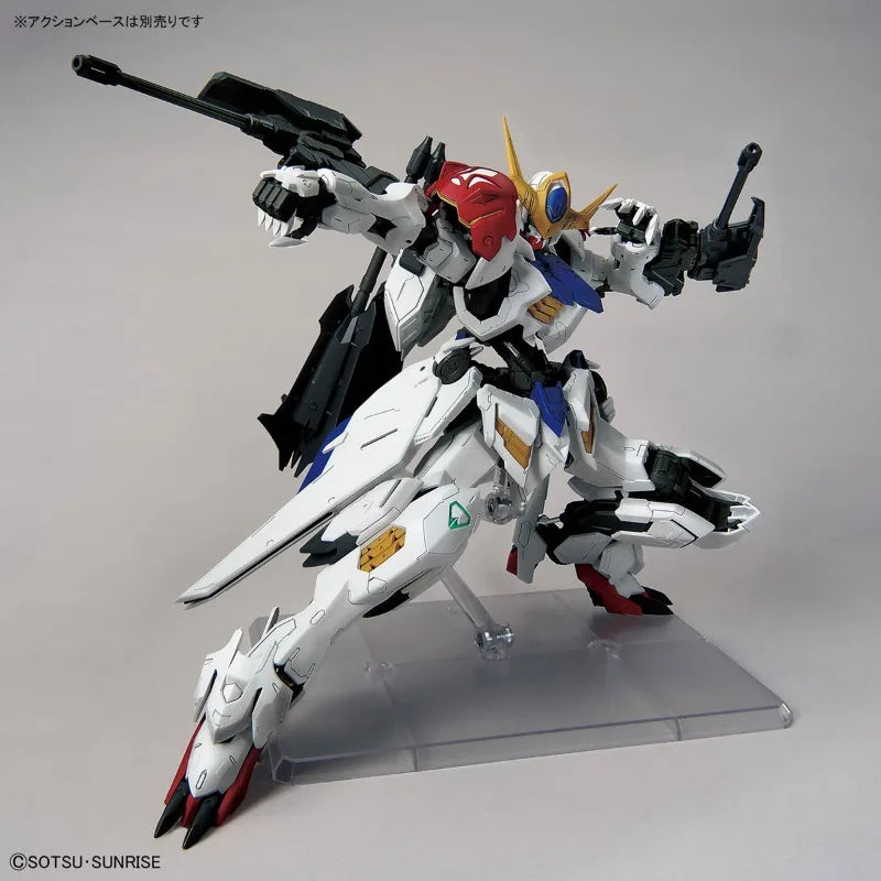 Bandai Genuine MG ASW-G-08 GUNDAM BARBATOS LUPUS Anime Action Figure Robot Collectible Assembly Model Toy Ornament Gift Children
