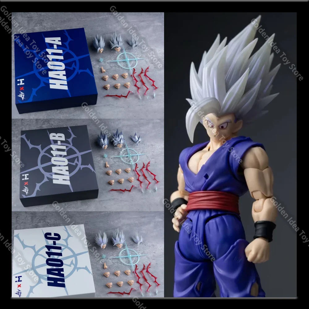 NEW Air&HM HA011 CUSTOM Dragon Ball Headsculpt Beast Gohan Head Sculpture Kit Anime Action Figure SHF Figurine DBZ Model Toys