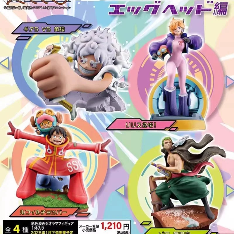 Auf Lager Megahouse One Piece Box Egg Logbox Egg Island Actionfiguren Ruffy Gear 5 Zoro Chopper Sammlerstücke Geburtstagsgeschenke