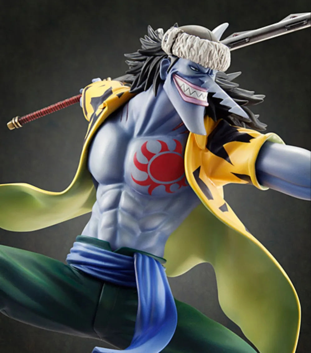100% Original in Stock MegaHouse Excellent Model, Portrait of Pirates DX One Piece Arlong Anime Figure Collection Series