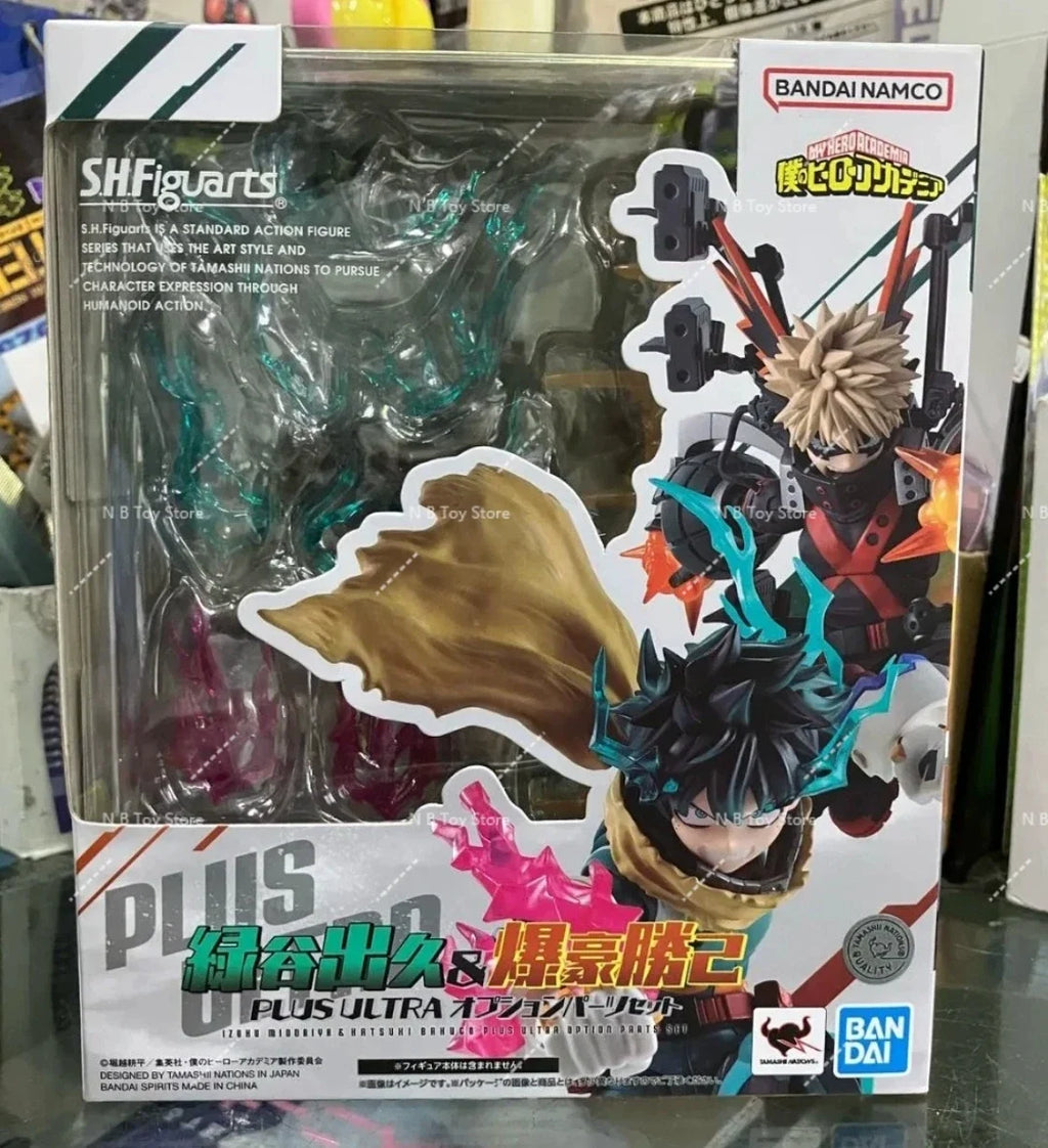 In Stock Bandai Original SHF My Hero Academia Shoto Todoroki Anime Action Figure Model Fighter Model Toy Gift for Kid