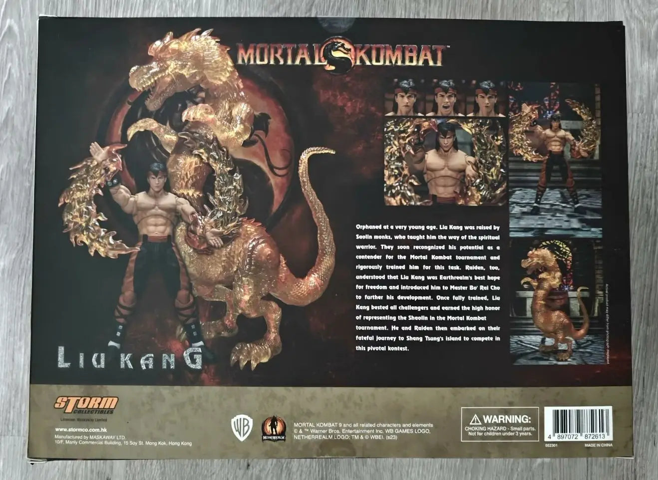 In Stock Storm Toys Mortal Kombat Liu Kang 1/12 Action Figure Model Collection Gift