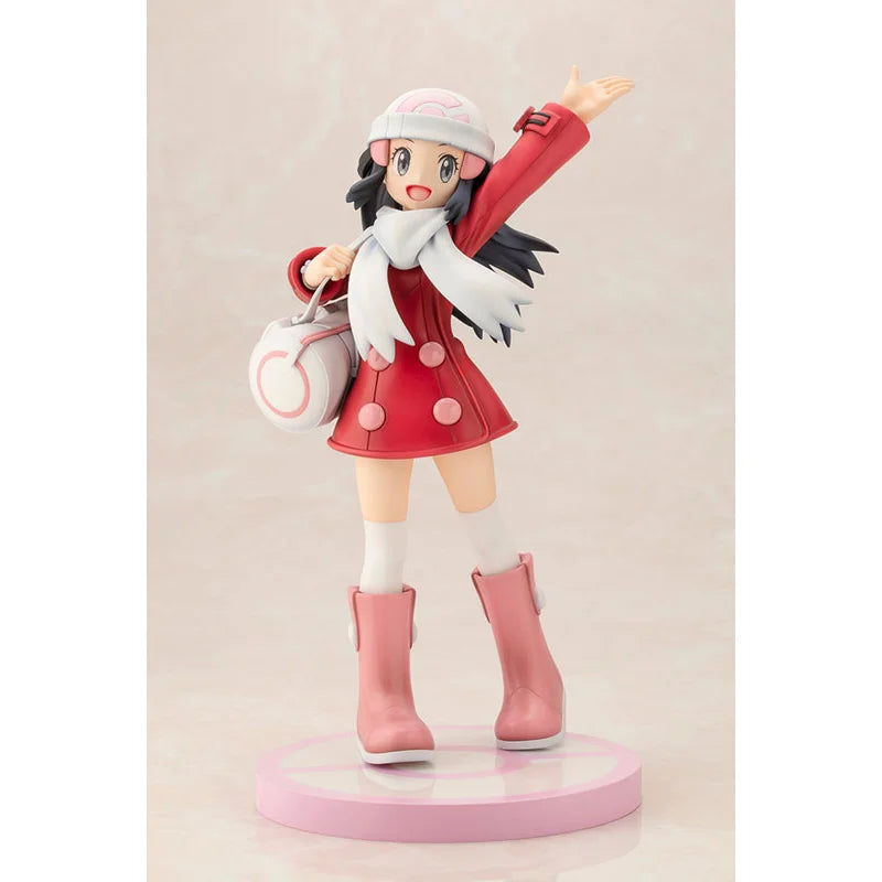 100% Original Kotobukiya ARTFX J Pokemon Series Dawn With Turtwig 1/8 In Stock Anime Collection Action Figures Model Toys