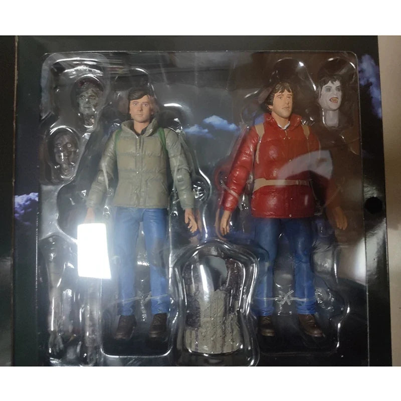 An American Werewolf in London Jack Goodman and David Kessler Action Figure NECA 04949 Figuras 7-Inch Model Ornament Original
