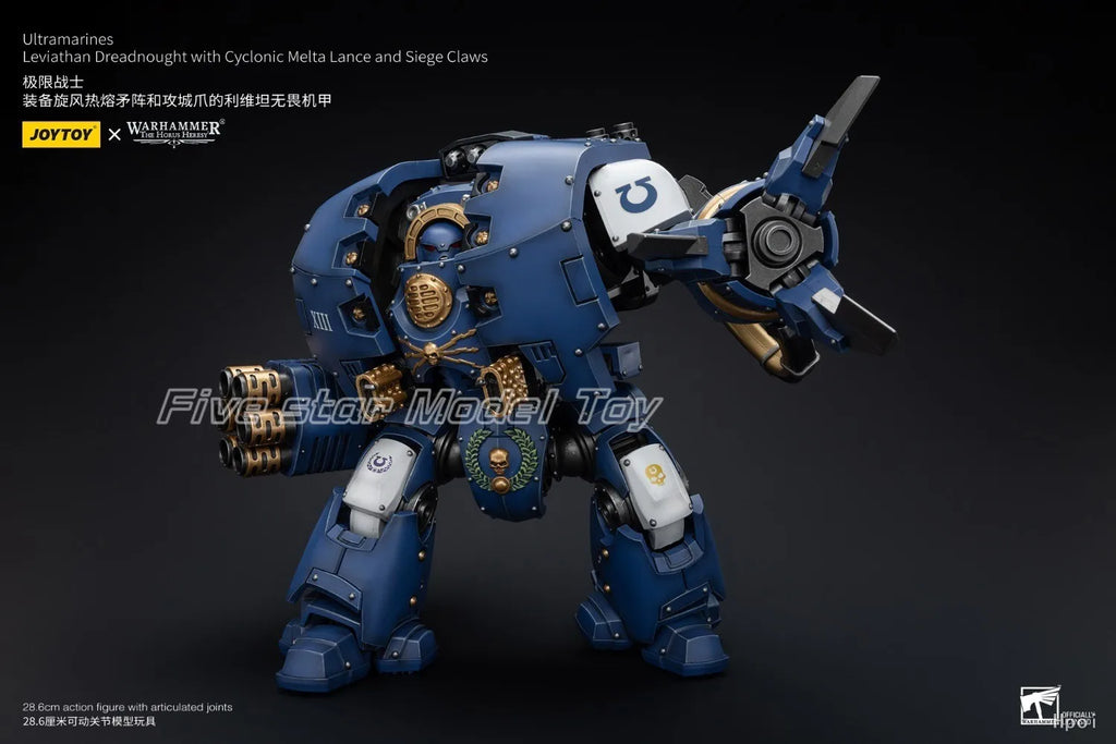 【FS】JOYTOY Warhammer 40K Scale 1/18 Action Figures Ultramarines Leviathan Dreadnought Models Toys Gifts