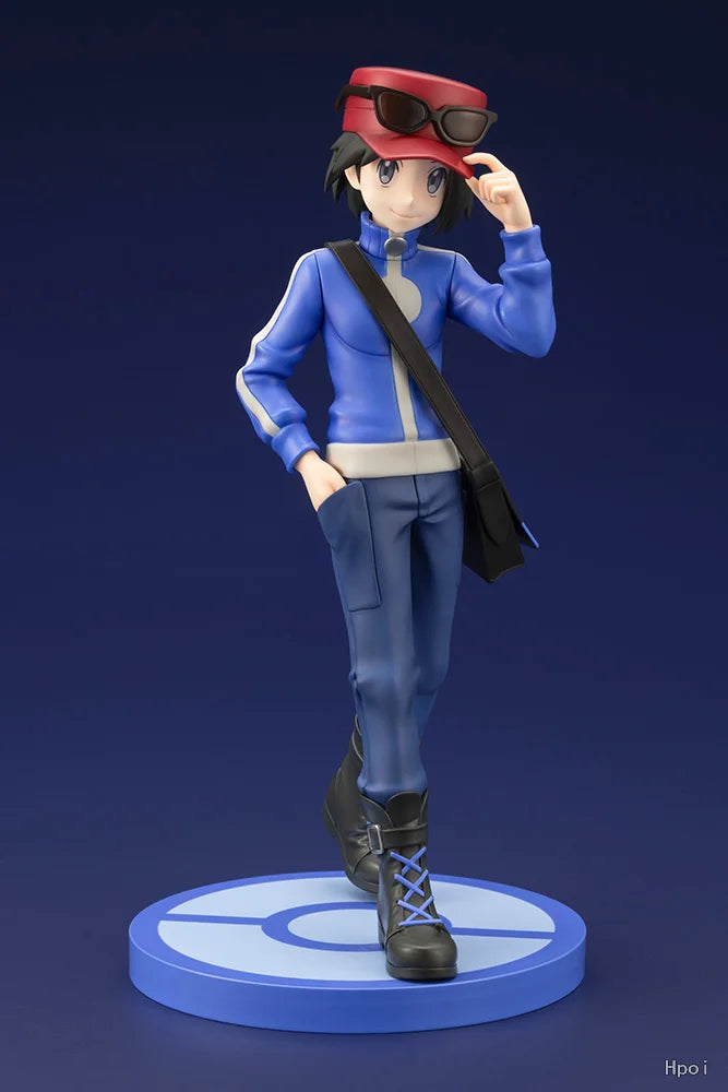 In Stock Original KOTOBUKIYA ARTFXJ Pokemon X Callum Croaking Frog 21cm Animation Statue Model 1/8 Doll Ornament New Product