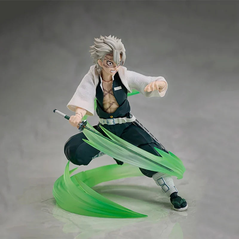 In Stock Original Genuine ANIPLEX BUZZmod. Shinazugawa Sanemi & Genya Demon Slayer Action Anime Figure Collectible Model Dolls