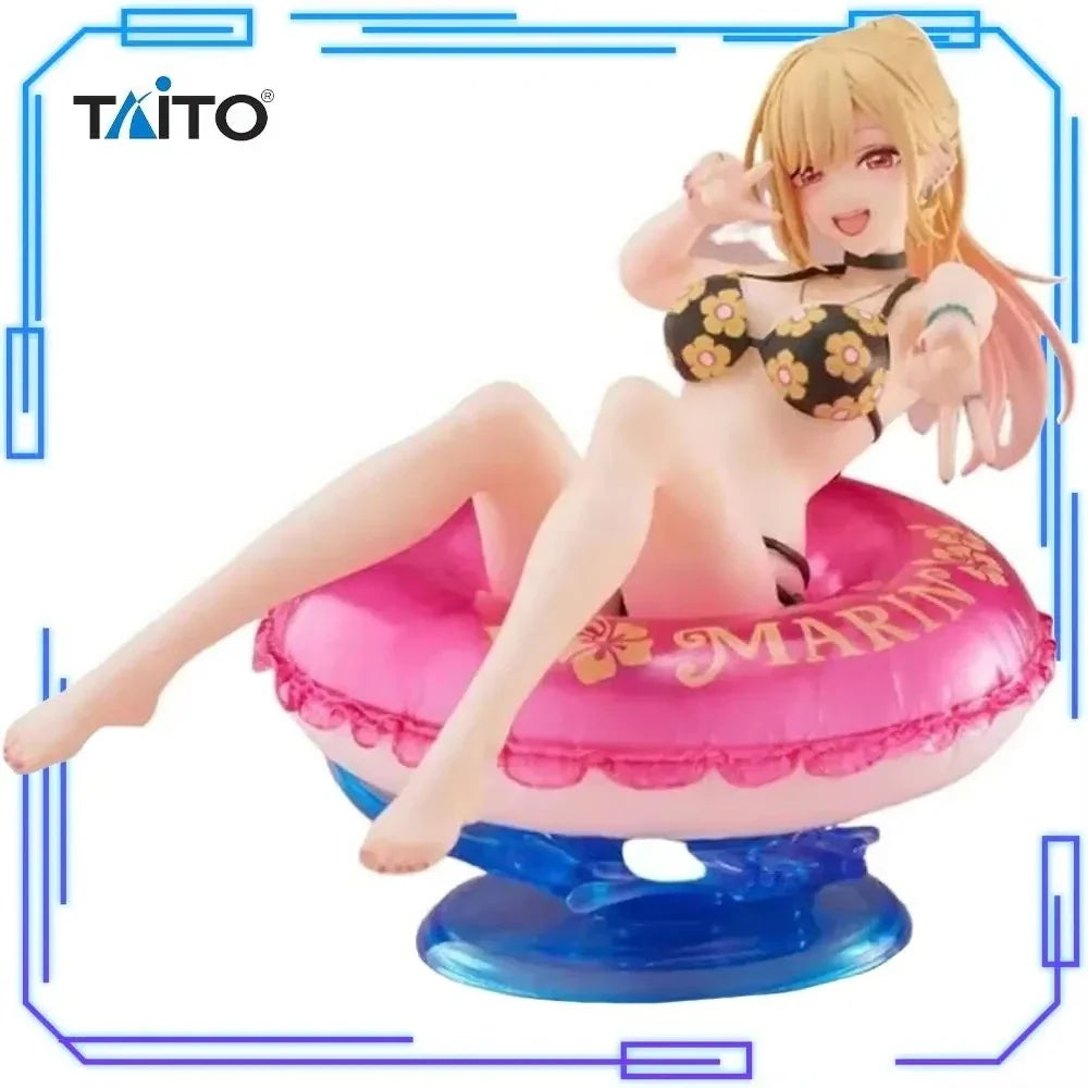 In Stock Taito Original Genuine Sono Bisque Doll Wa Koi O Suru Aqua Float Girls Kitagawa Marin 10cm Model Anime Girl Figures Toy