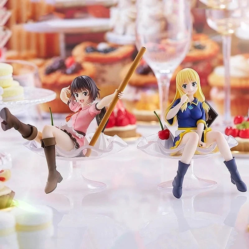In Stock Genuine Original F:NEX TENITOL Fig À La Mode Cecily & Megumin A Blessing To This Wonderful World! Action Figure Dolls