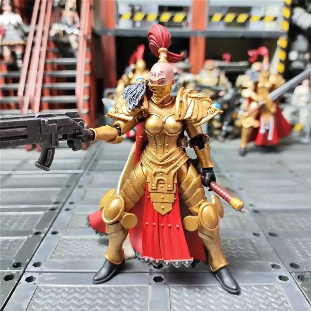 【In Stock】 JOYTOY Warhammer 40K Sisters of Silence White Falcons Vigilator Cadre Vigilator Mistress Squad Toy