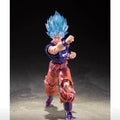 In Stock Bandai SHF Shanghai Soul Store Limited Super Blue Sun Wukong World King Fist Super Saiyan