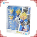 Auf Lager Original Bandai Dragon Ball Z Modellbausatz SHF Vegeta Erwacht Super Saiyajin Blut Anime Actionfigur Sammlung Modell Spielzeug