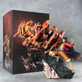 Luffy Ghost Island Big Fist Anime Figurine Model Action Figure Collectible Toy for Fans Table Decoration Scene Statue Gift
