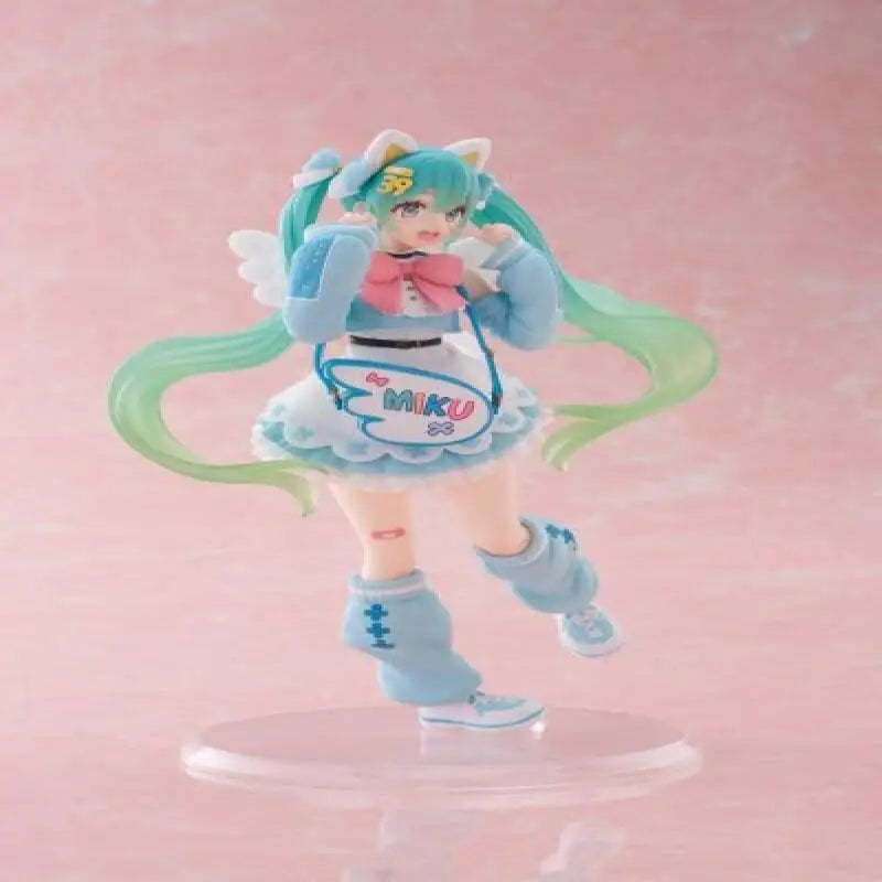 100% Genuine Taito Hatsune Miku Fantasy Hatsune Fashion Pvc Anime Figure Model Collector Desktop Ornament Toy Gift In Stock