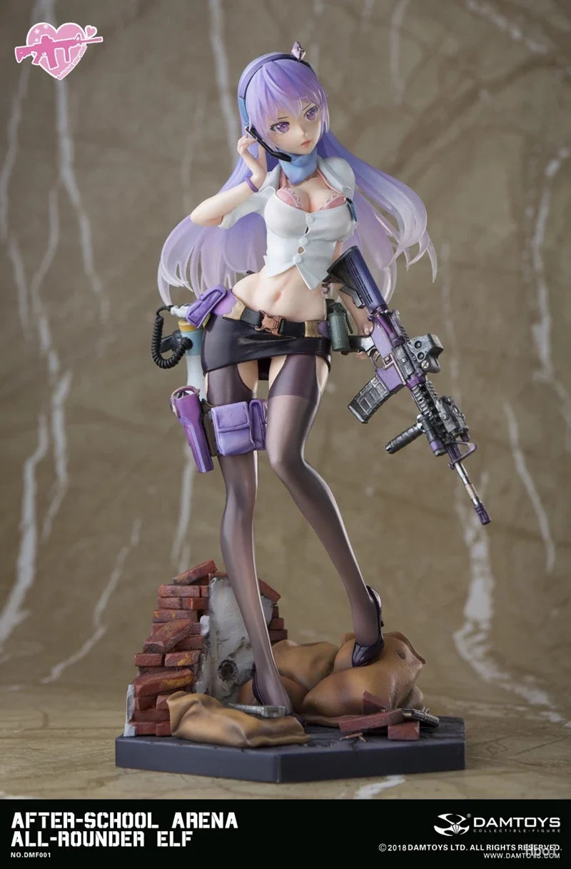 21cm Sexy Gril Anime Figure After-School Arena - First Shot: All-Rounder ELF Action Figure Hentai Figures Adult Collection Model