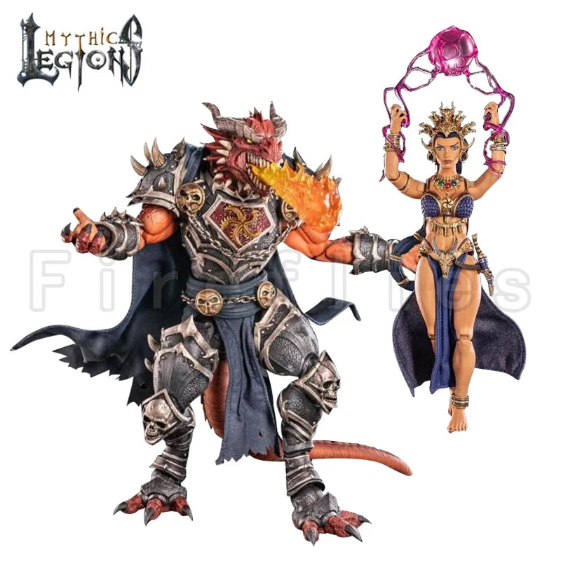 [Pre-Order]1/12 6inches Four Horsemen Mythic Legions Action Figure Infinite Legions Arkhan the Cruel  Aksana the Inquisitor Toy