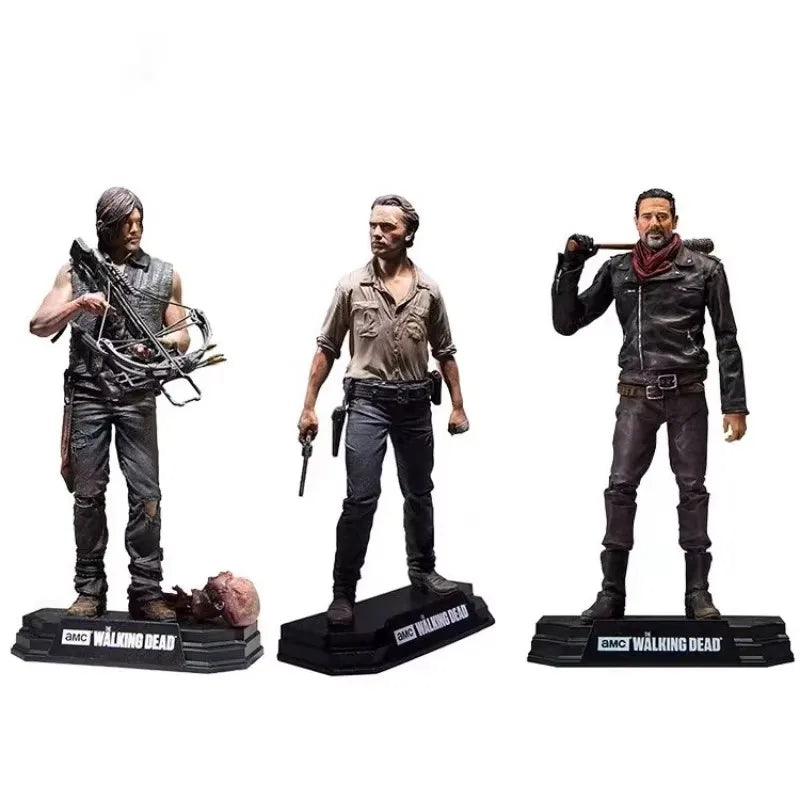 In Stock Movie Walking Dead 7-Inch Action Figure Rick Grimes Sheriff Daryi Negan Pvc  Anime Model Doll Collectible Toy