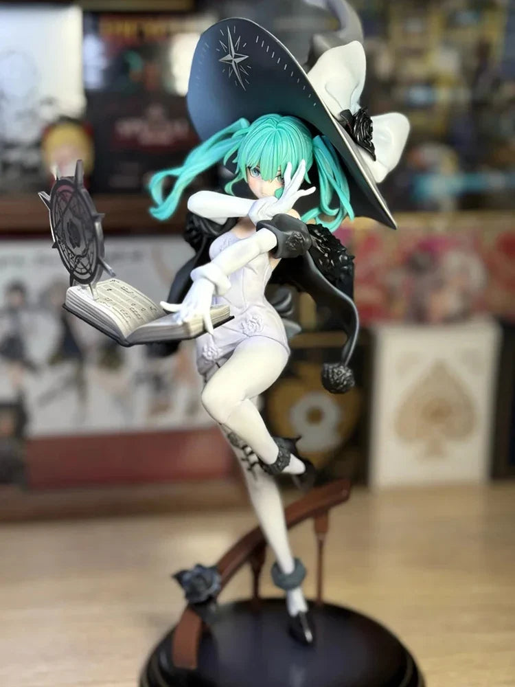 Original Ribose Rise Up Hatsune Miku Figure Battle Witch Ver Action Figurine Genuine Anime Pvc Model Statue Toy Xmas Gift