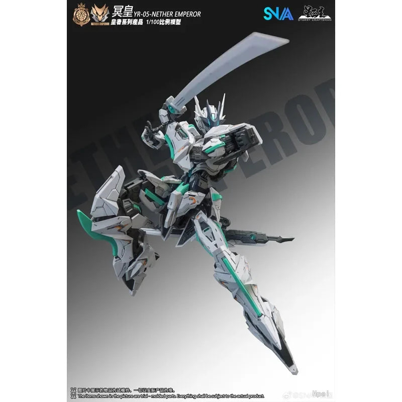 SNAA Original In Stock Model Kit 1/100 YR-05 Nether Emperor A.P Anime Action Figure Assembly Model Toys for Boys Christmas Gifts