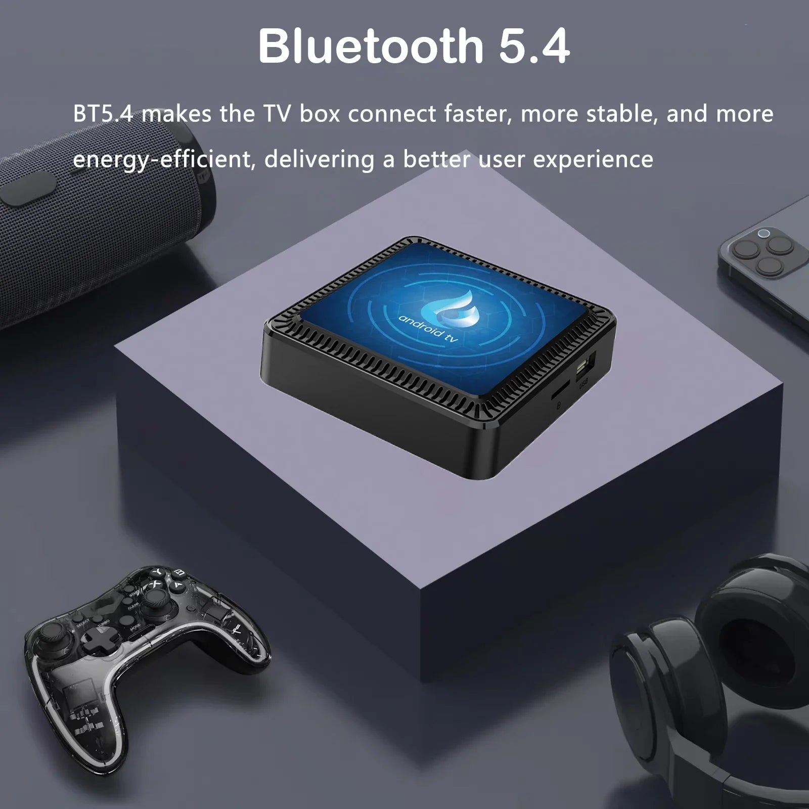 Smart TV Box Q17 Android 14 Allwinner H313 Google Assistant Bluetooth5.4 Dual Wifi 4GB 8GB 32GB 64GB 128GB Very Fast Set Top Box