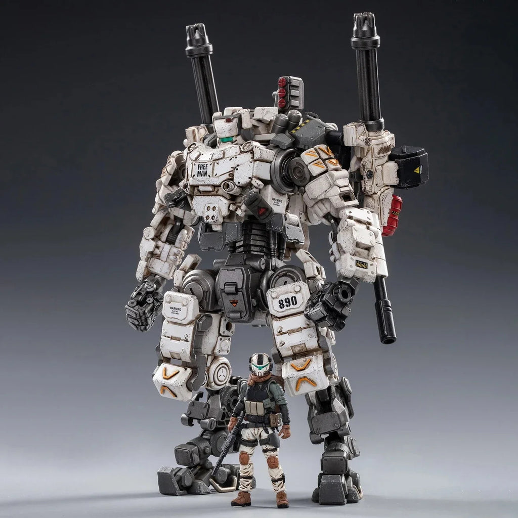 JOYTOY 1/25 God of War 86 Tiekui Dual Pilot  lron Wrecker Steel Bone Mecha Christmas Present Hobby Action Figures Model Toys