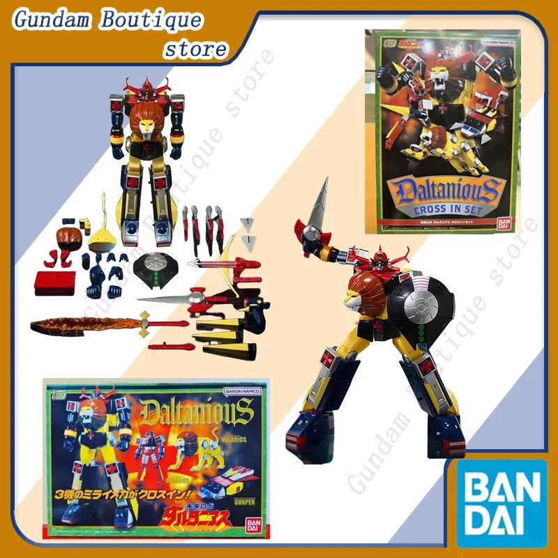 Bandai Genuine SMP SHOKUGAN Future Robot Daltamous CROSS IN SET Anime Action Figure Collectible Assembly Model Toy Gift Children