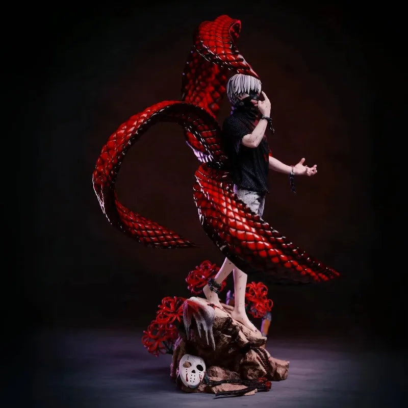 Tokyo Ghoul Anime Figures Kaneki Ken Action Figures PVC Statue Gk Desk Decoration Ornament Collectible Model Toys Gifts
