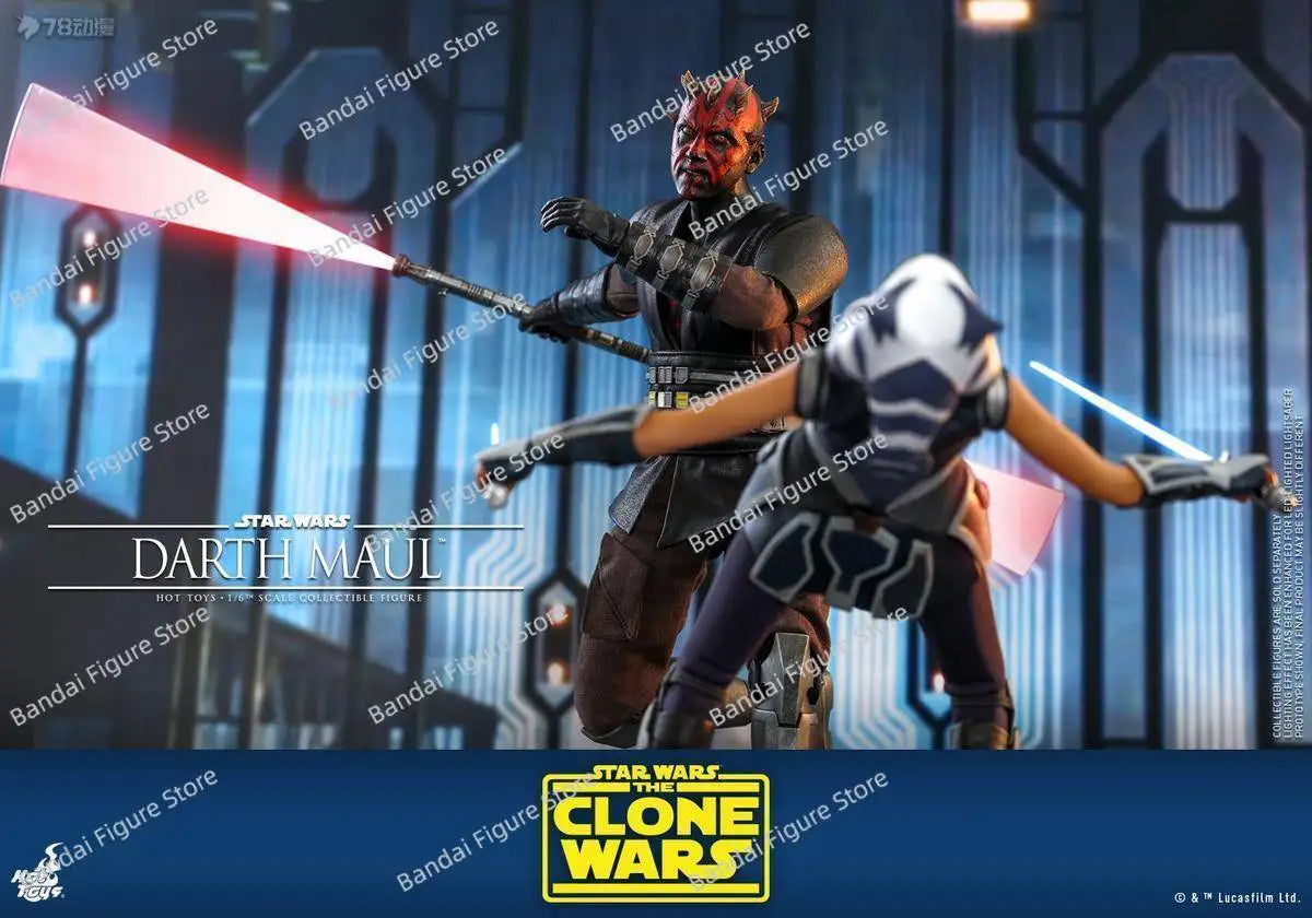 HotToys 1/6 Scale TMS024 Darth Maul Movable Cloth Action Figure Star Wars Classic Role Delicate 12" Full Set Soldier Model