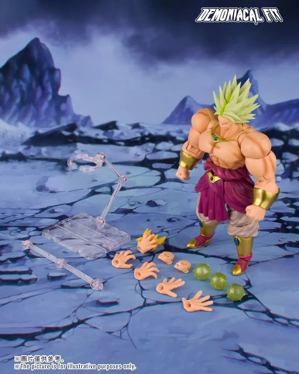Broli Legendary Berserker 6-Inch Action Figure Collectible Movable Doll with Cosmic Shock Feature for Action Figure Enthusiasts
