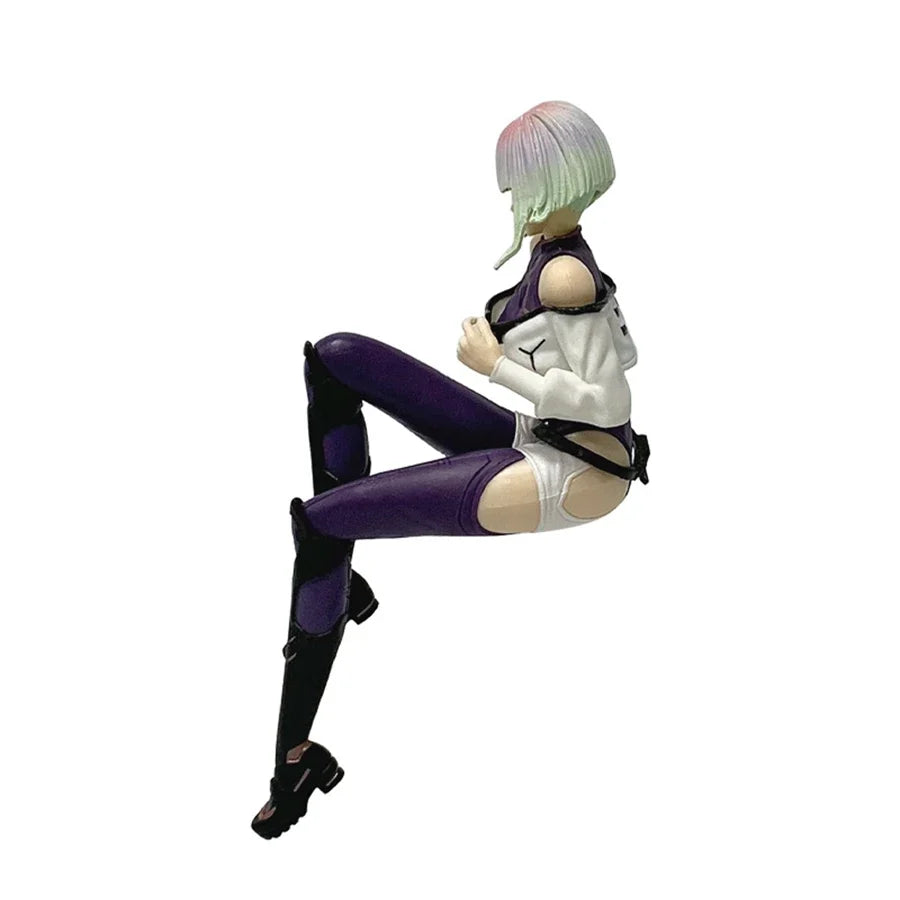 17cm Cyberpunk Edgerunners Anime Figure Super Hacker Lucy Action Figure Street Man David Figurine PVC Adult Collection Model Toy
