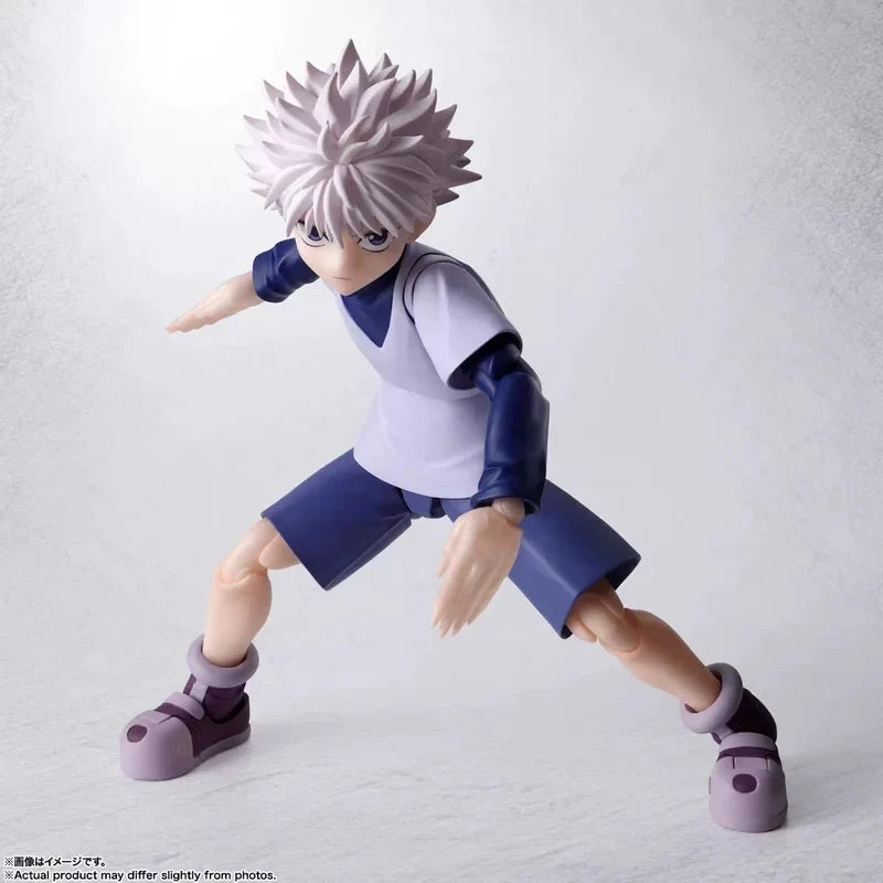 Shf Figuarts Shf Hunter X Hunter Killua Zoldyck Gon Anime Action Figure Model Finished Ornaments Gift Collection Toys