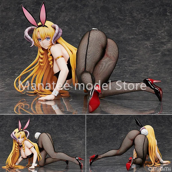 FREEing Original The 7 Deadly Sins Mammon: Bunny Ver. 1/4 PVC Action Figure Anime Model Toys Collection Doll Gift
