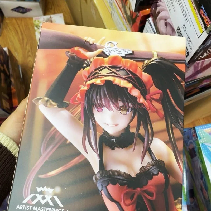 In Stock Original 21 Cm Date A Live Tokisaki Kurumi Zafkiel Anime Figure Collection Figurines Desktop Decoration Toys Gifts