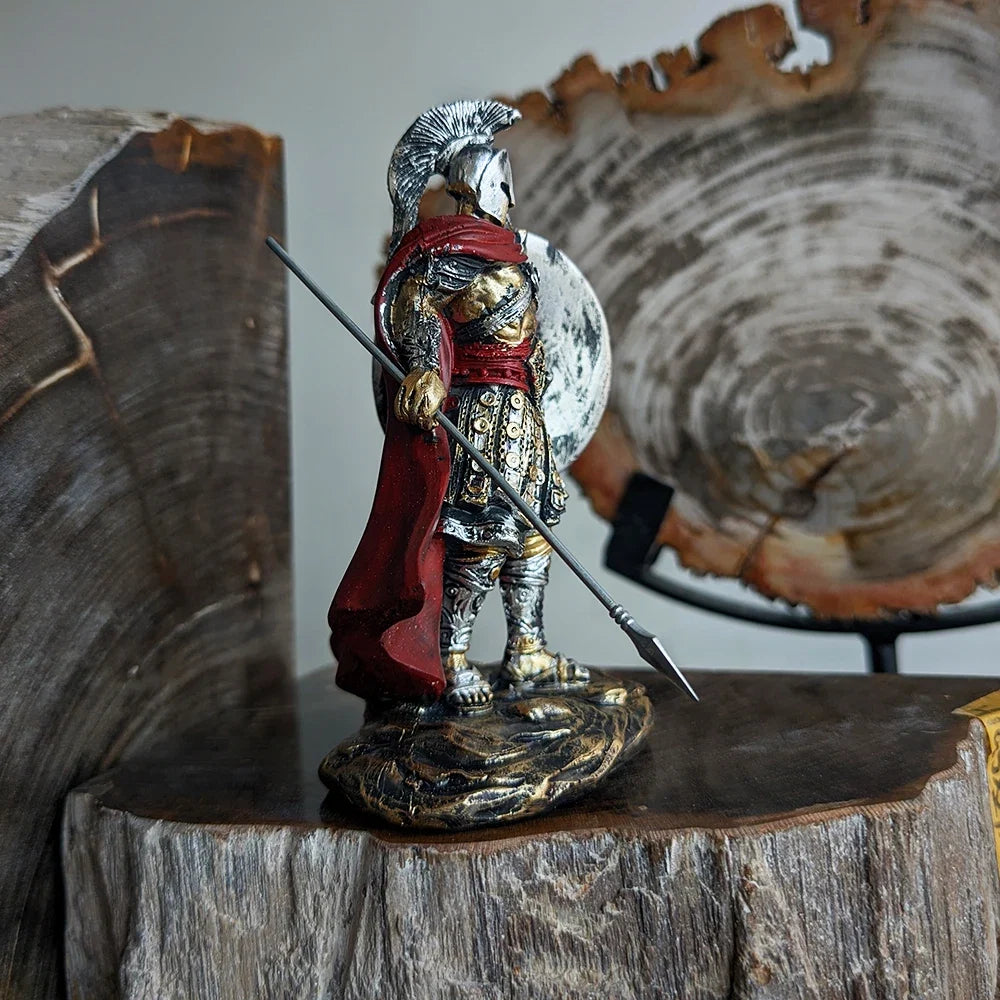New Retro Spartan Character Craft Figurine Light Luxury Ornaments Home Bedroom Decor Accessories Boyfriend Gift Ideas Collection
