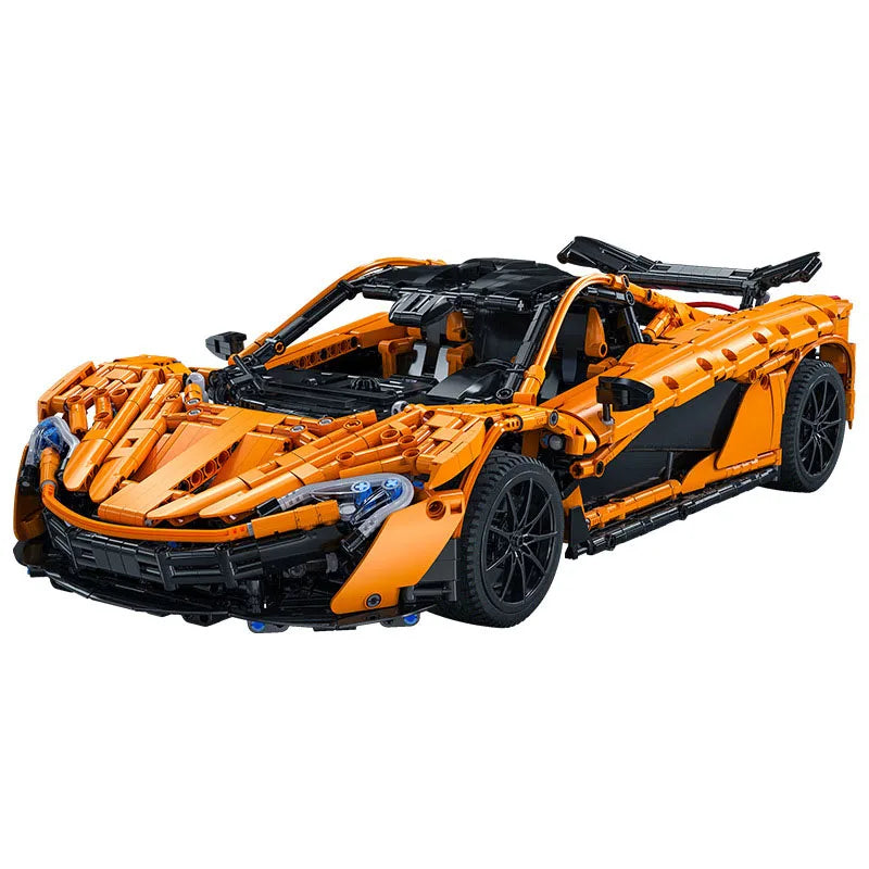 Technical 1:10 Scale P1 Super Sport Car Building Block Model Spuercar Vehicle Steam Brick Construction Sets Toys Collection
