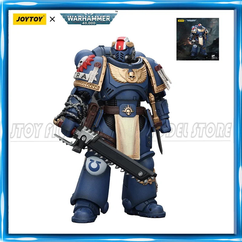 JOYTOY Warhammer 40K 1/18 Actionfigur Ultramarines Titus mit Lorbeeren des Sieges Figuren Spielzeugmodell
