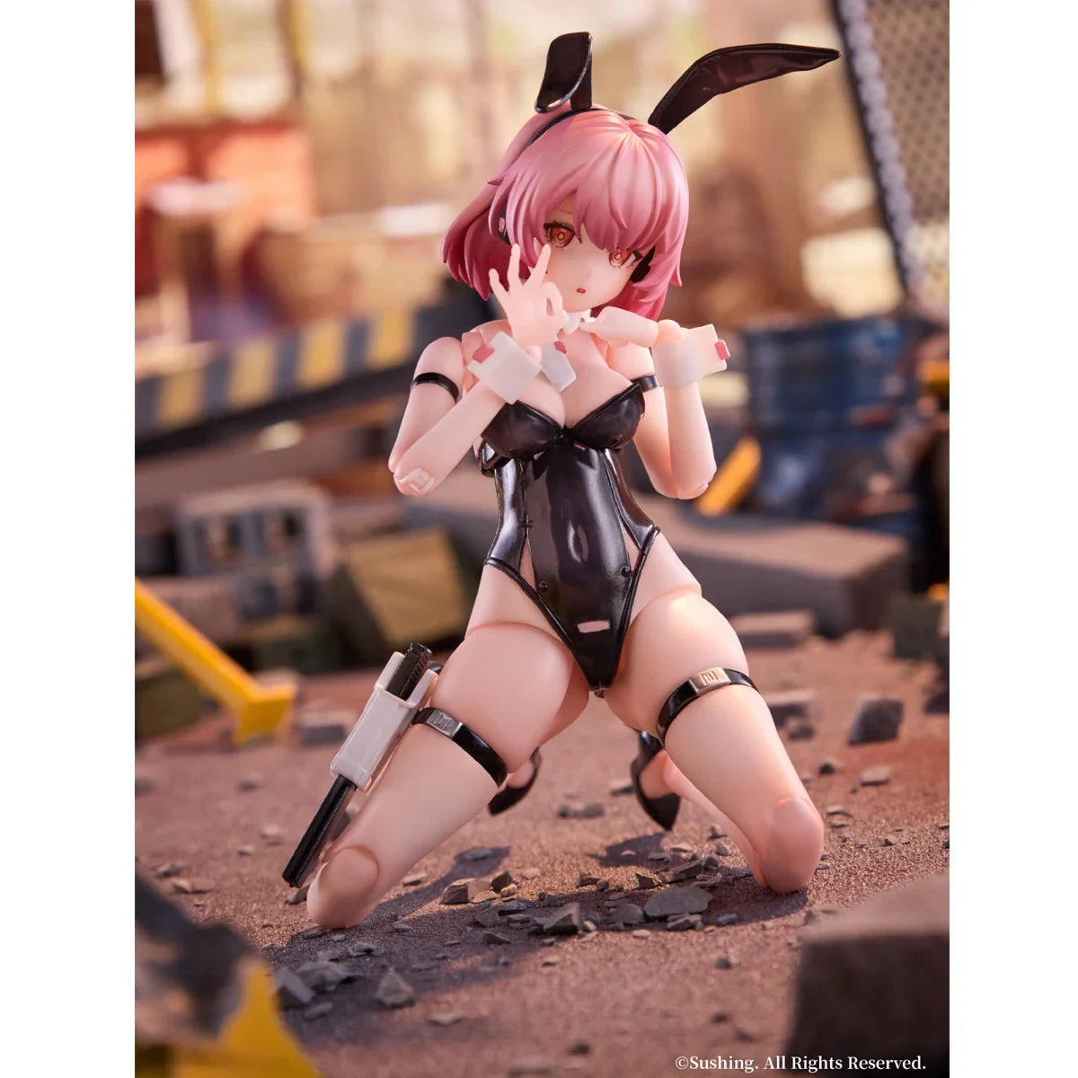 HIPLAY Sushing Rabbit Bunny Rapid Squad Force: Assault Trooper - BELKA 1/12 Scale Anime Action Figure