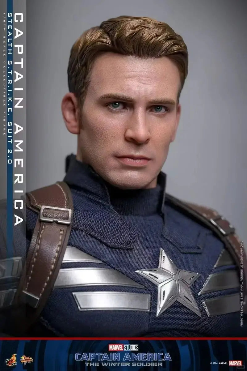Hot Toys Captain America 1/6 Scale MMS783 Stealth Strike Anzug 2.0 Marvel Sammler-Actionfigur Winter Soldier Thema
