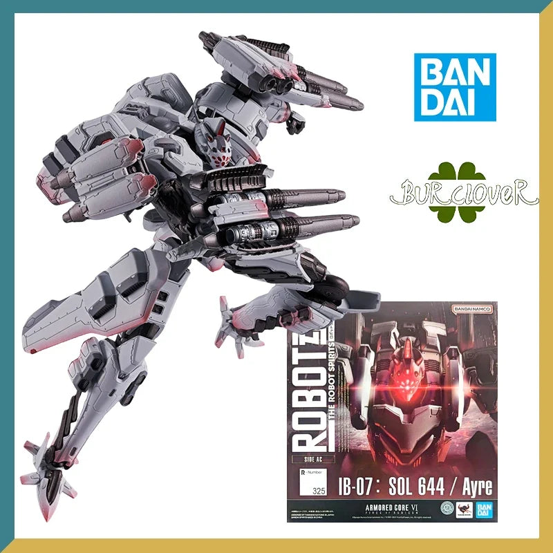 BANDAI Original GUNDAM ROBOT Series AYRE The Robot Spirits Anime Action Figure Model Toys Collectible Model Gifts Ornaments