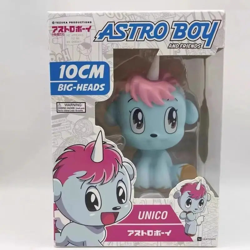 Astro Boy Uran Leo White Lion Classic Anime Q Version action Figure Cute Desktop Decor Collectible Toy Birthday Surprise Gifts