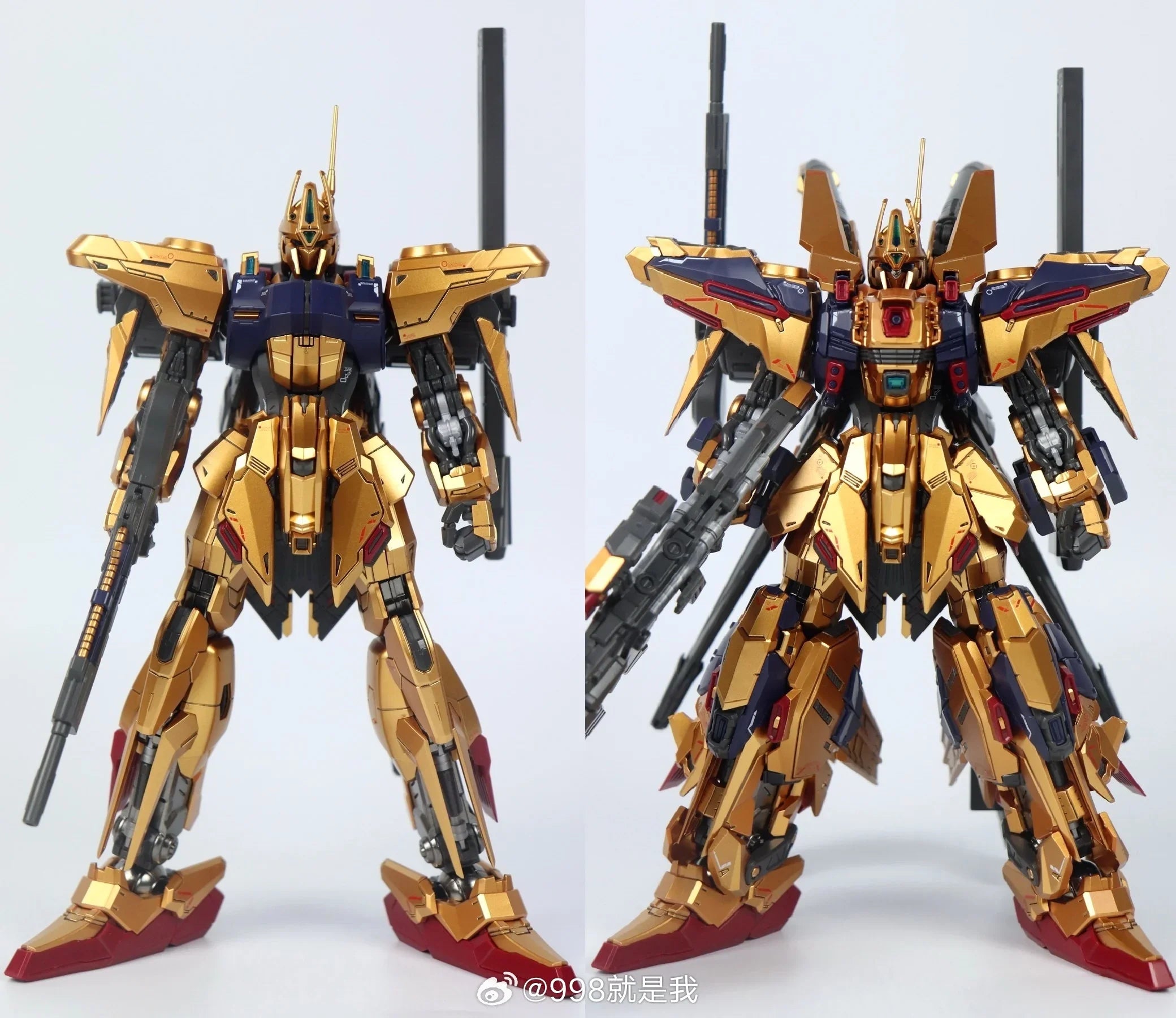 SHENMA MODEL Golden Fighter Full Armor FA Hyakushiki Kai MG 1/100 Assembly Model Kit Action Figures Model Kits Toy