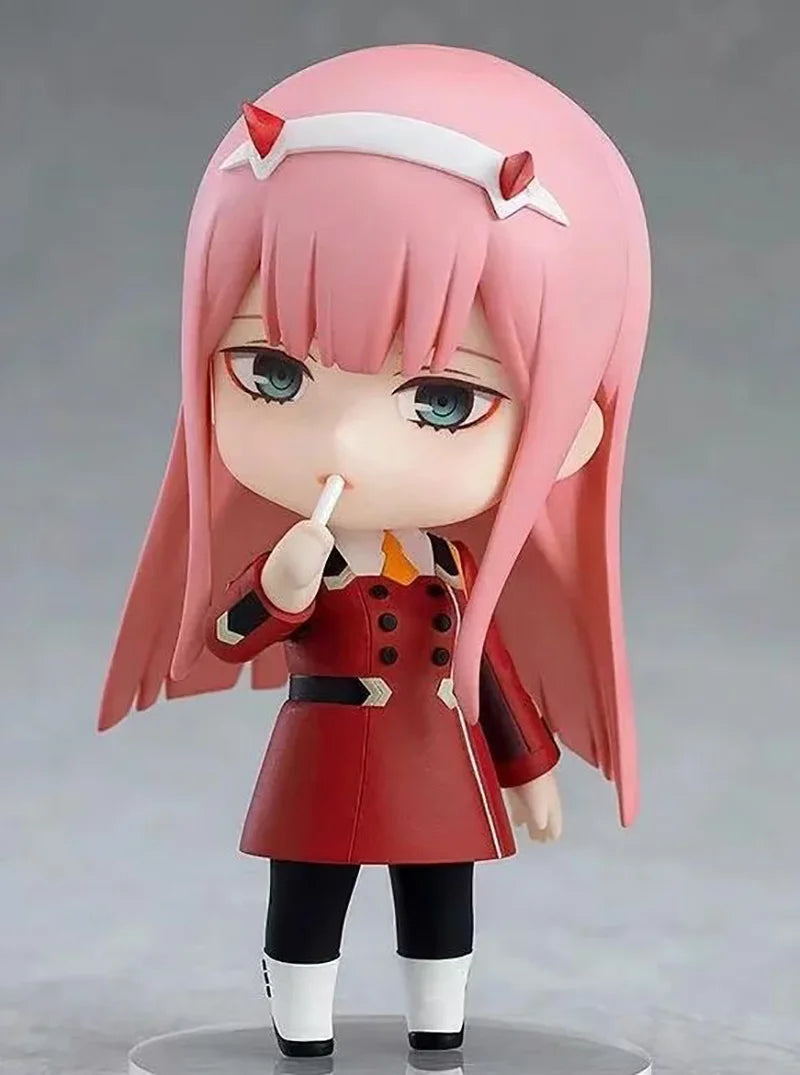 Anim Toy Q Version 952 Zero Two Figurine Code 02 Cute Darling in the FRANXX Action Figure Joint Movable Doll Christmas Gift