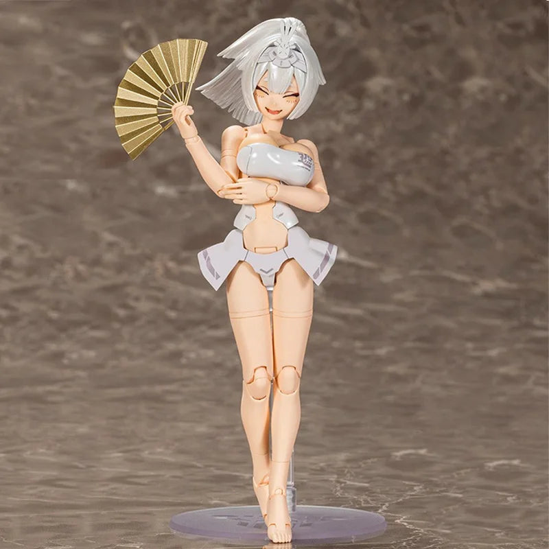 Kotobukiya original MEGAMI DEVICE ASRA TAMAMONOMAE HAKUMEN KONMOU movable assembly model collection ornaments toy surprise gift